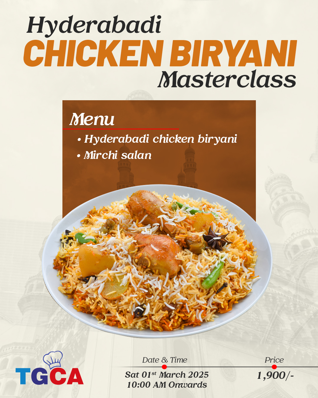 Chicken Biryani Masterclass