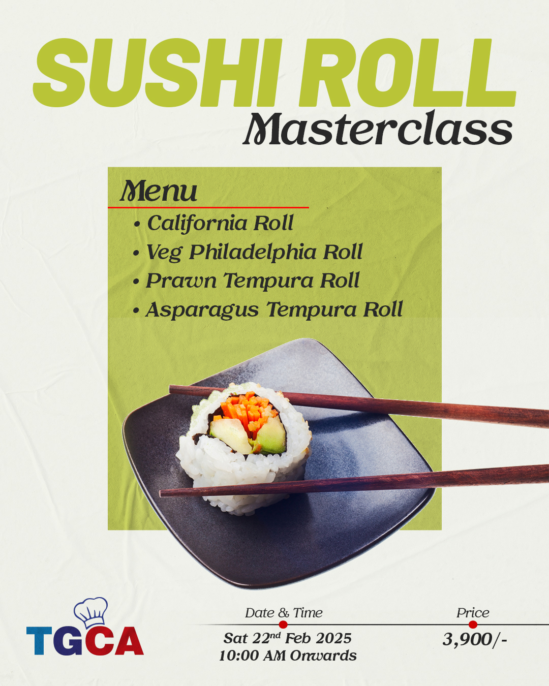 Sushi Roll MasterClass