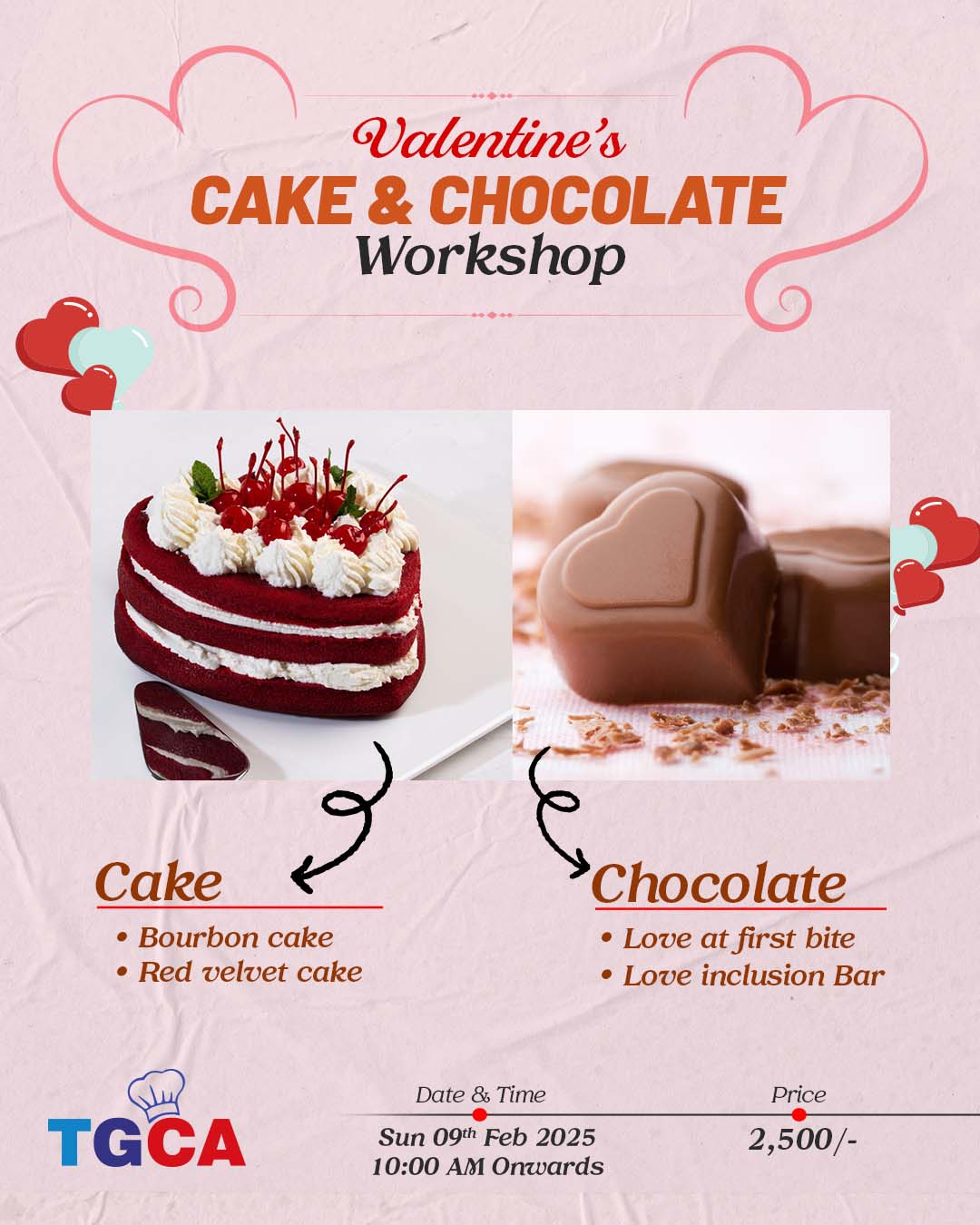 Valentine's Cake & Chocolate